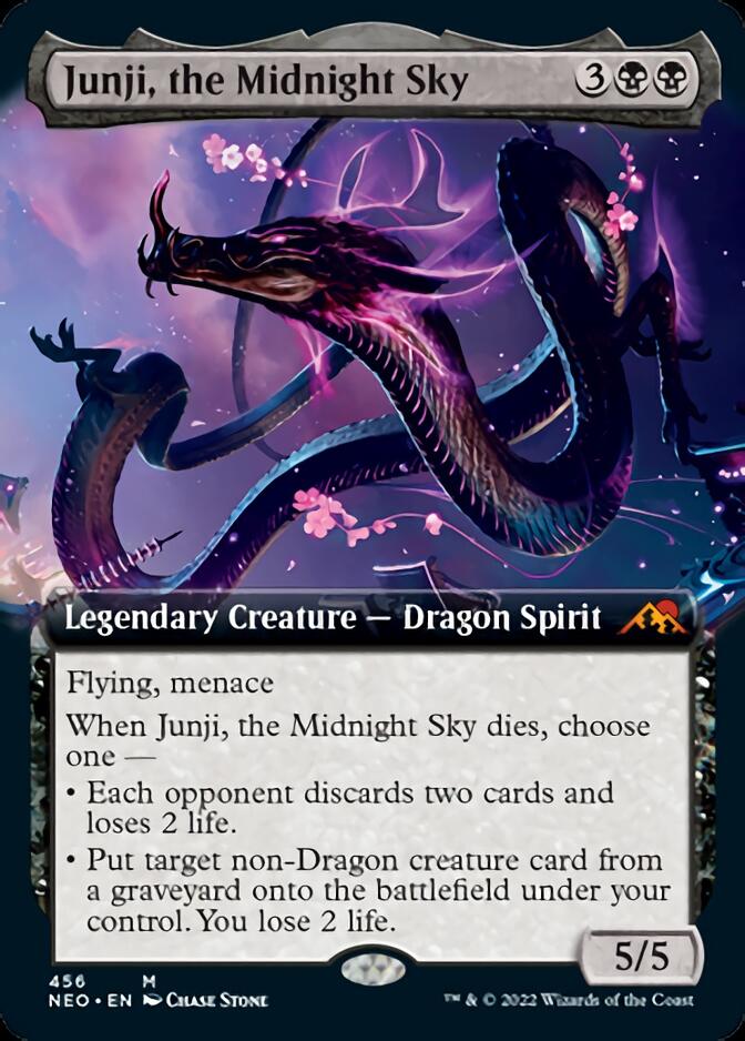 Junji, the Midnight Sky (Extended Art) [Kamigawa: Neon Dynasty] | Impulse Games and Hobbies