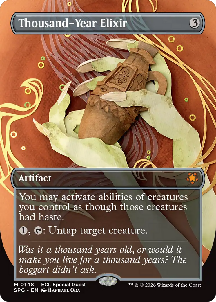 Thousand-Year Elixir (Borderless) [Lorwyn Eclipsed Special Guests] | Impulse Games and Hobbies