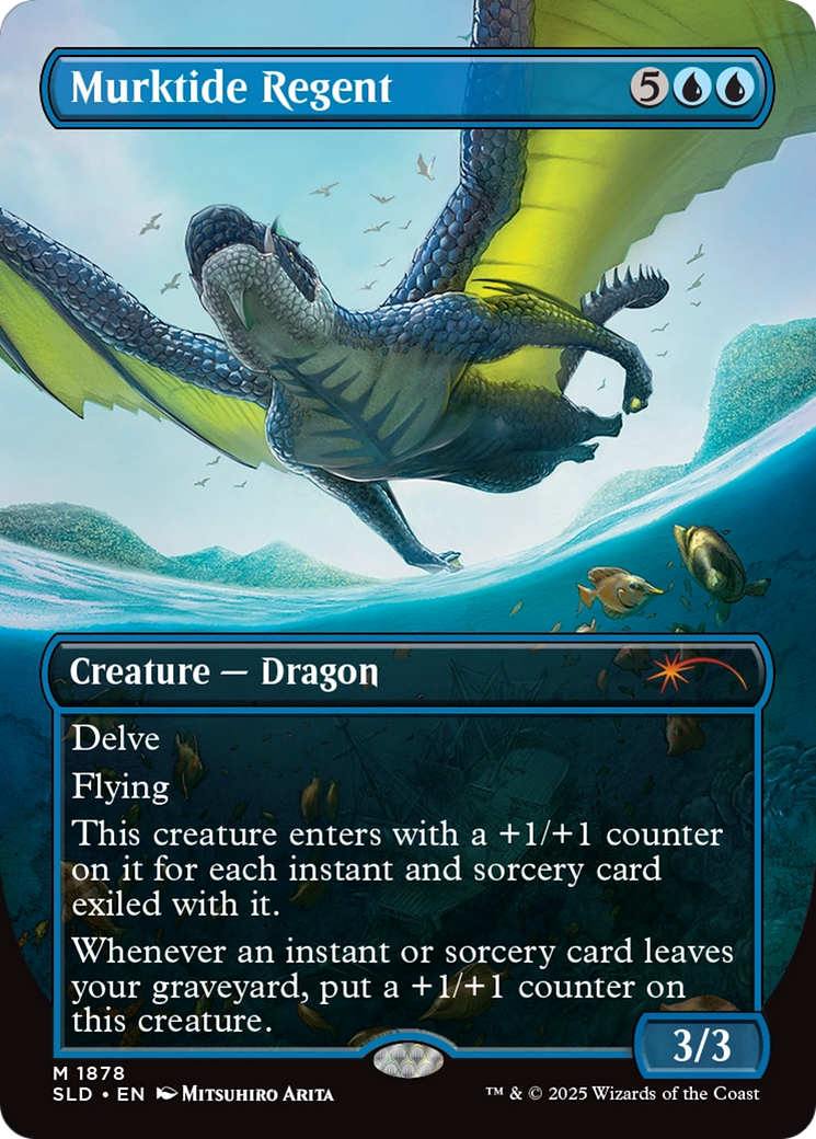 Murktide Regent (Rainbow Foil) [Secret Lair Drop Series] | Impulse Games and Hobbies