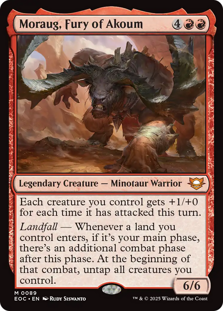 Moraug, Fury of Akoum [Edge of Eternities Commander] | Impulse Games and Hobbies