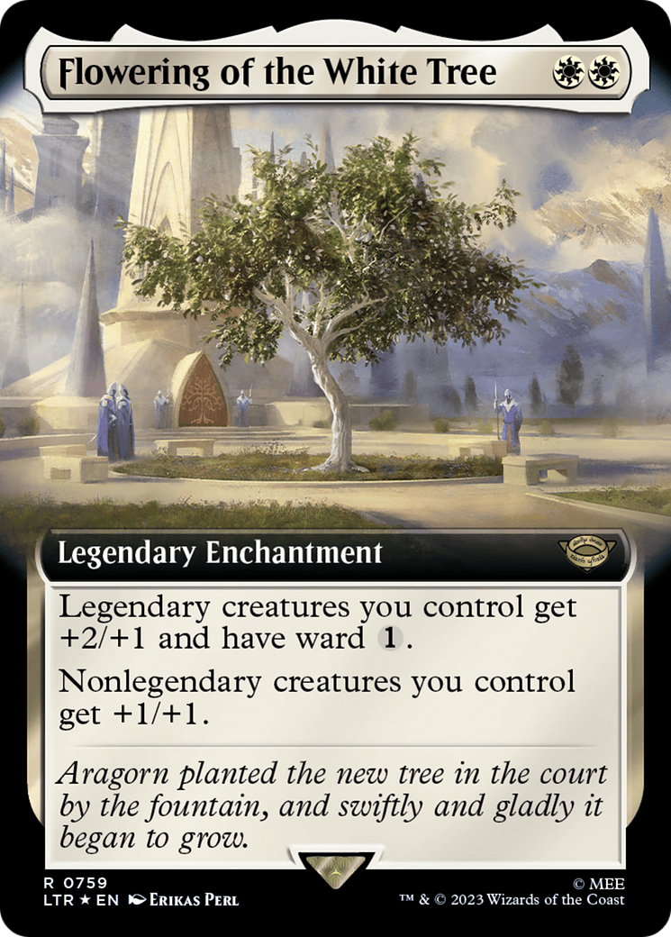 Flowering of the White Tree (Extended Art) (Surge Foil) [The Lord of the Rings: Tales of Middle-Earth] | Impulse Games and Hobbies