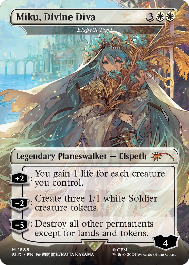 Miku, Divine Diva - Elspeth Tirel [Secret Lair Drop Series] | Impulse Games and Hobbies