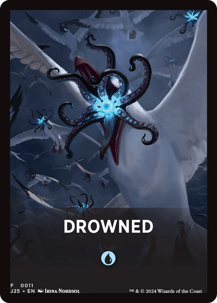 Drowned Theme Card [Foundations Jumpstart Front Cards] | Impulse Games and Hobbies