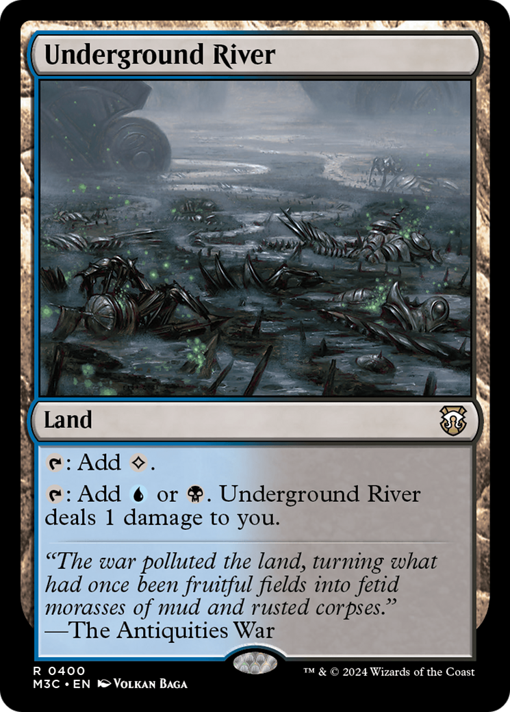 Underground River (Ripple Foil) [Modern Horizons 3 Commander] | Impulse Games and Hobbies