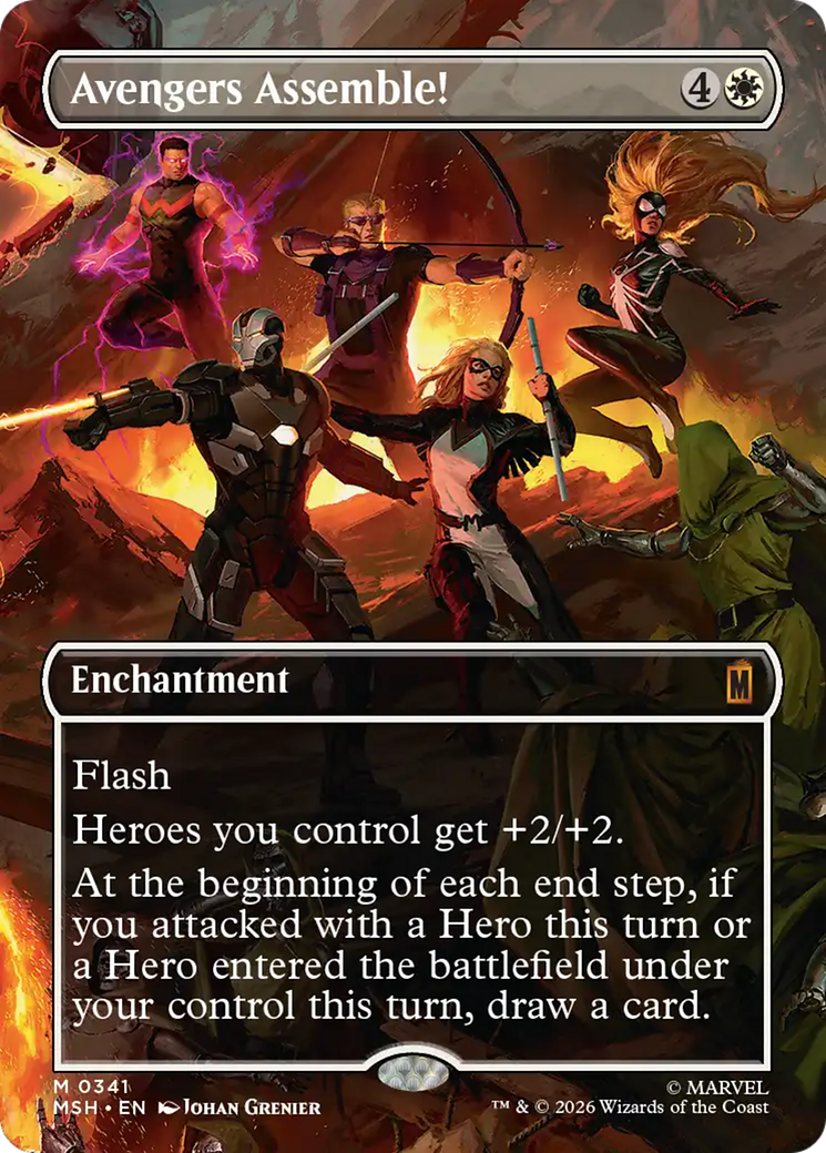 Avengers Assemble! (Borderless) (0341) [Marvel Super Heroes] | Impulse Games and Hobbies