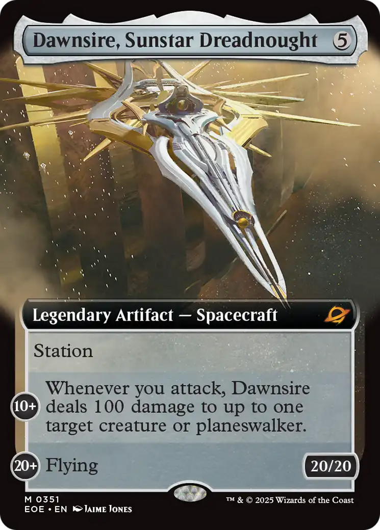 Dawnsire, Sunstar Dreadnought (Extended Art) [Edge of Eternities] | Impulse Games and Hobbies