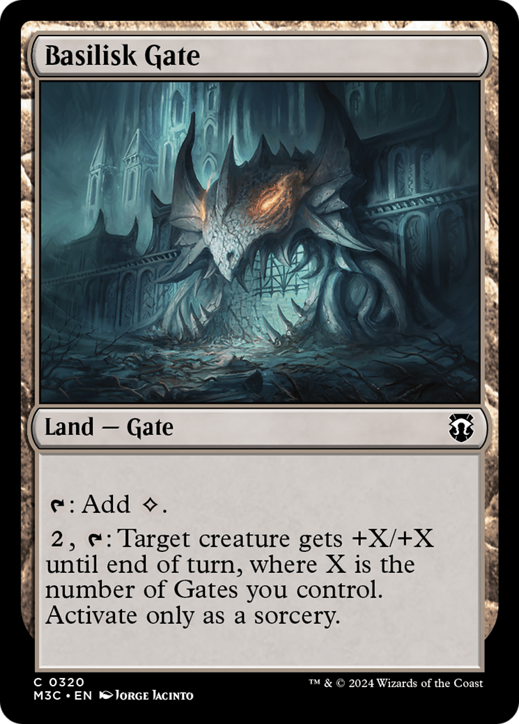 Basilisk Gate (Ripple Foil) [Modern Horizons 3 Commander] | Impulse Games and Hobbies