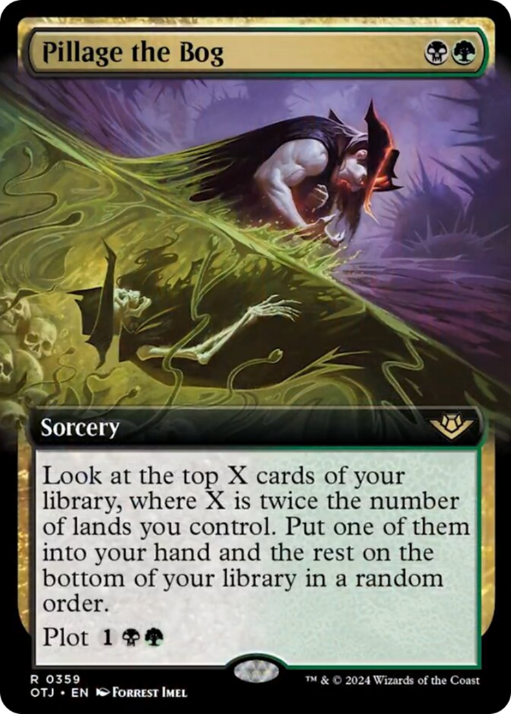 Pillage the Bog (Extended Art) [Outlaws of Thunder Junction] | Impulse Games and Hobbies