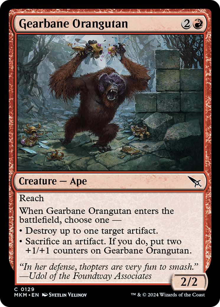 Gearbane Orangutan [Murders at Karlov Manor] | Impulse Games and Hobbies