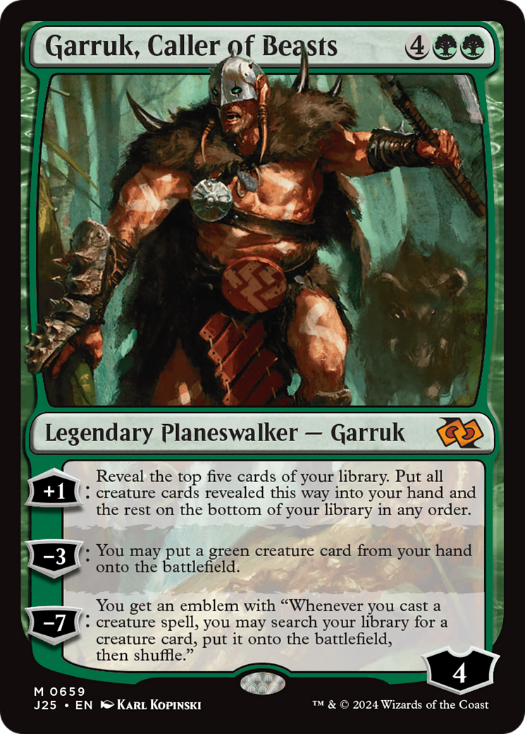 Garruk, Caller of Beasts [Foundations Jumpstart] | Impulse Games and Hobbies