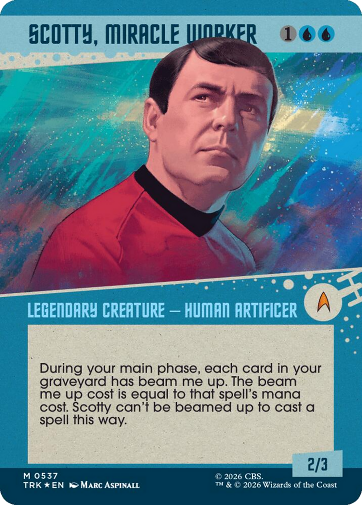 Scotty, Miracle Worker (Showcase) (Surge Foil) [Star Trek] | Impulse Games and Hobbies