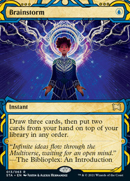 Brainstorm (Foil Etched) [Strixhaven: Mystical Archive] | Impulse Games and Hobbies