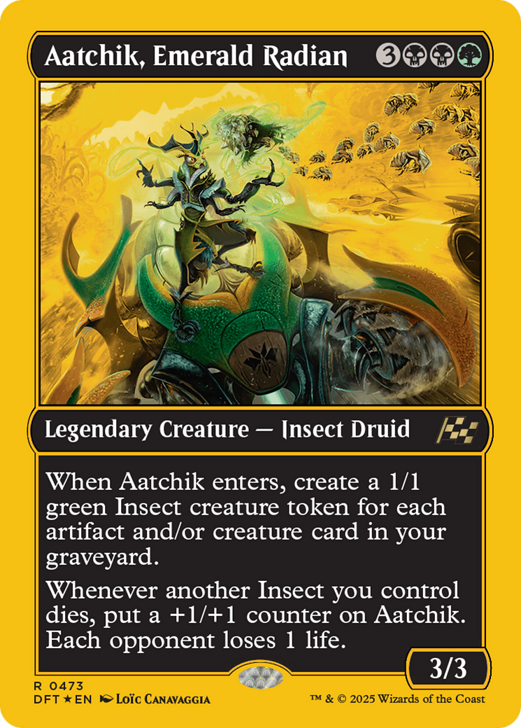 Aatchik, Emerald Radian (First-Place Foil) [Aetherdrift] | Impulse Games and Hobbies