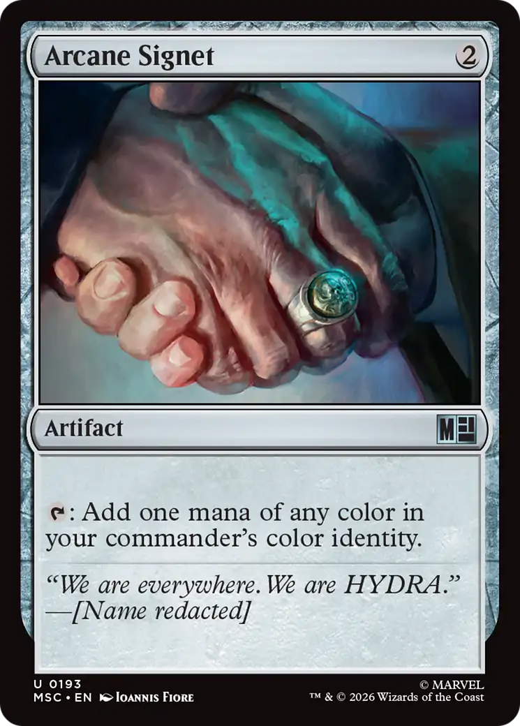 Arcane Signet (0193) (Surge Foil) [Marvel Super Heroes Commander] | Impulse Games and Hobbies