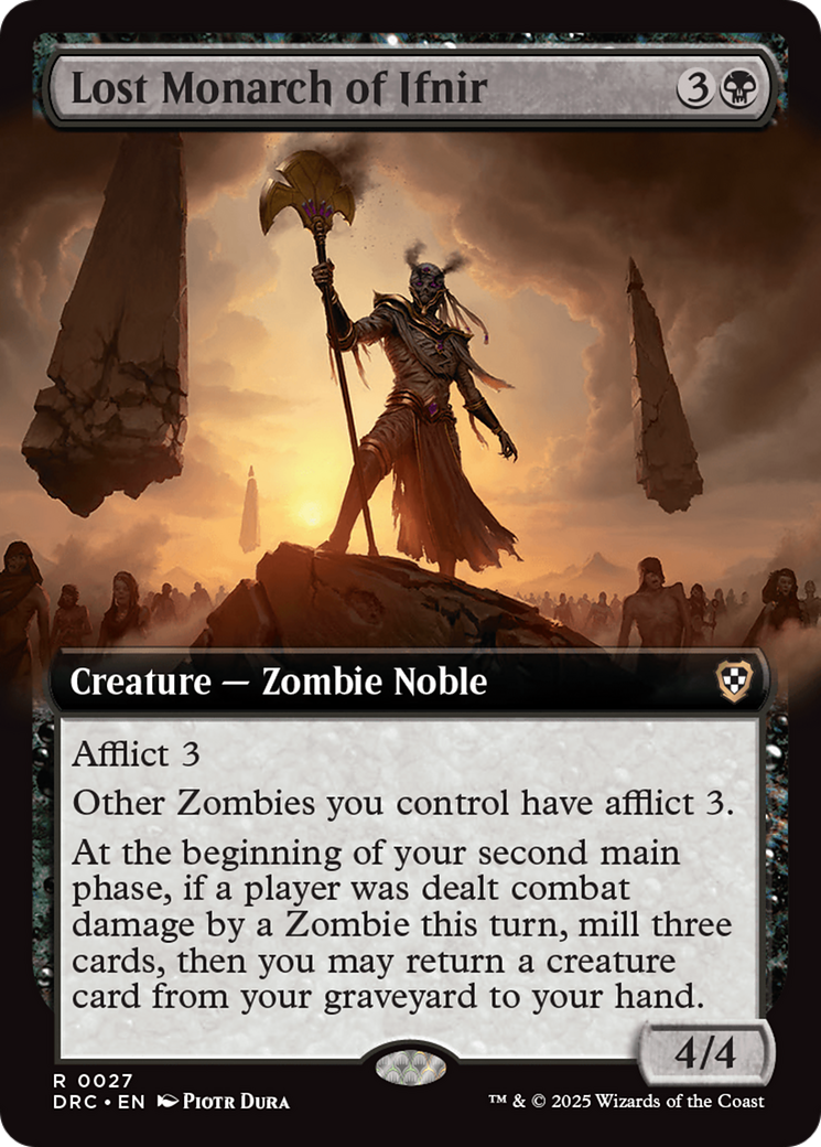 Lost Monarch of Ifnir (Extended Art) [Aetherdrift Commander] | Impulse Games and Hobbies