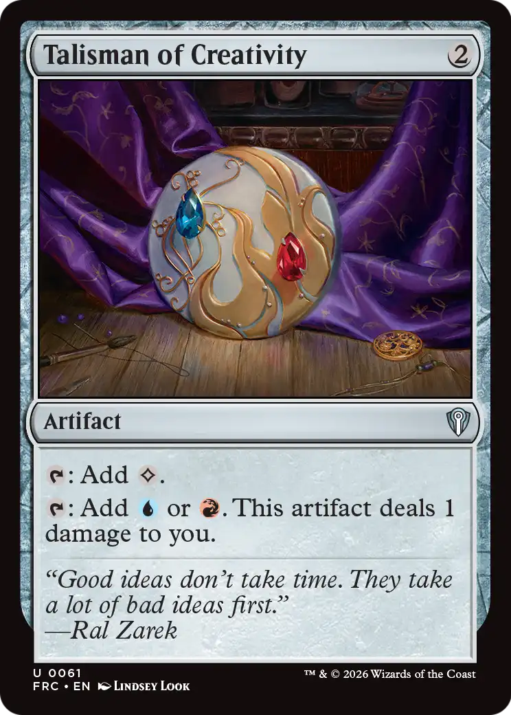 Talisman of Creativity [Reality Fracture Commander] | Impulse Games and Hobbies