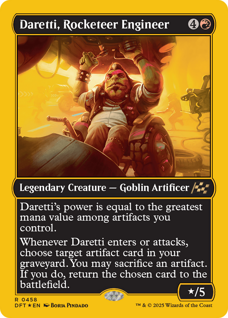 Daretti, Rocketeer Engineer (First-Place Foil) [Aetherdrift] | Impulse Games and Hobbies