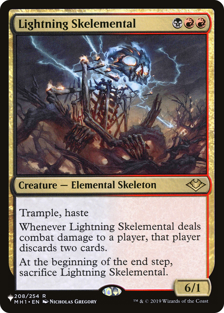 Lightning Skelemental [The List Reprints] | Impulse Games and Hobbies