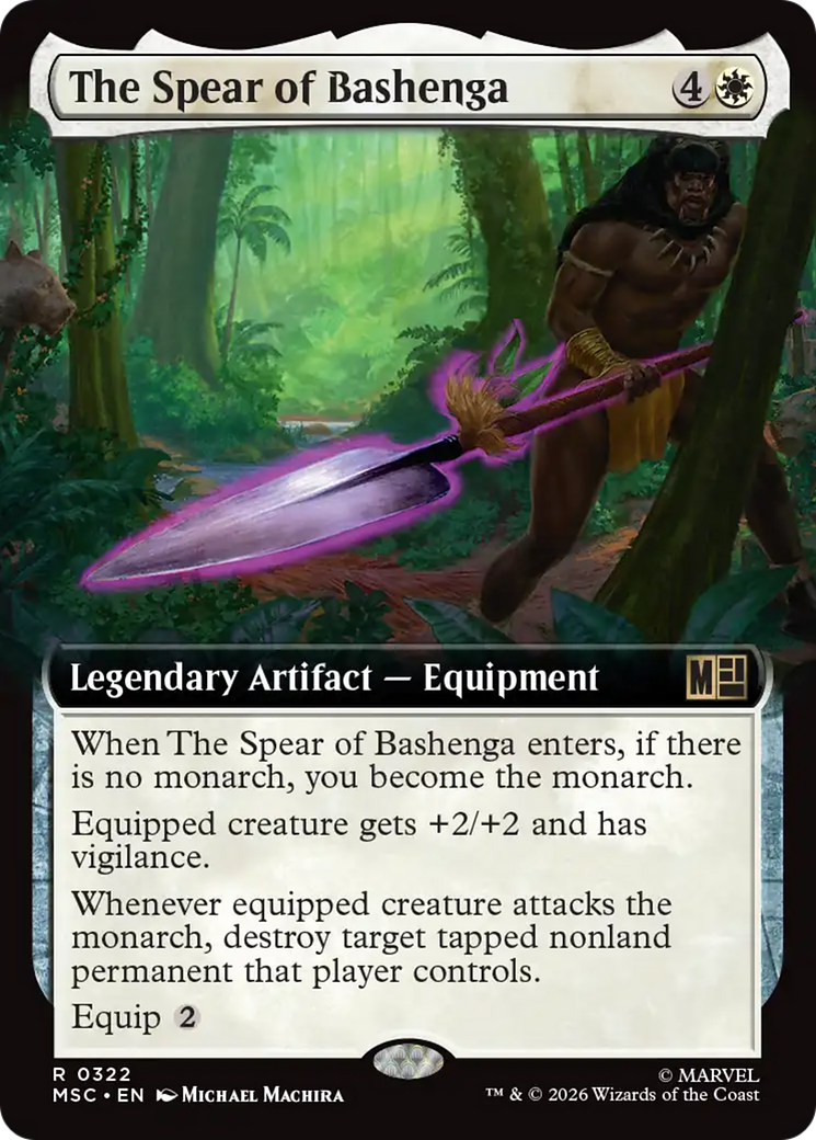 The Spear of Bashenga (Extended Art) [Marvel Super Heroes Commander] | Impulse Games and Hobbies