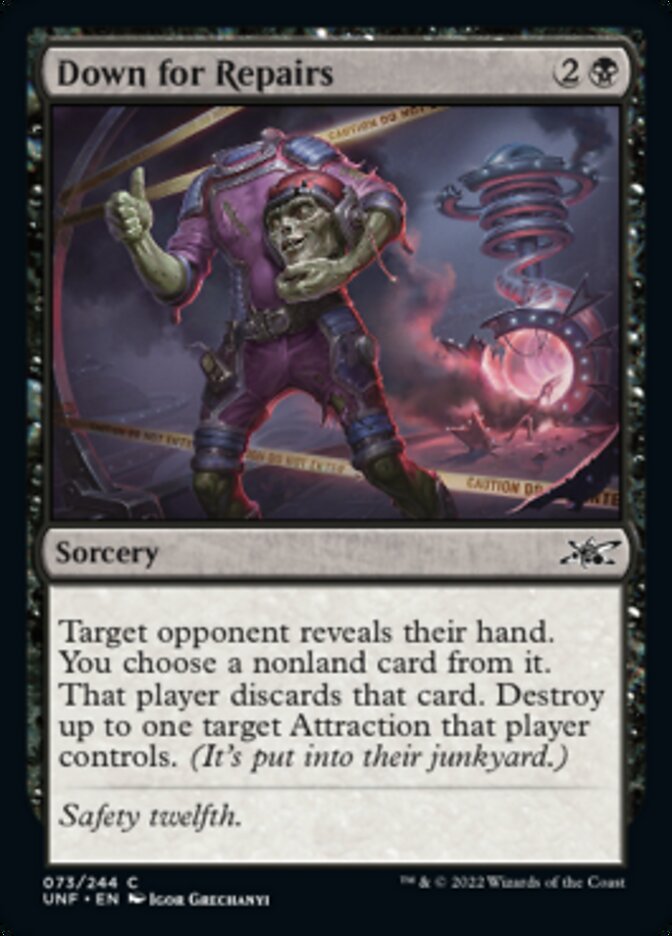 Down for Repairs [Unfinity] | Impulse Games and Hobbies