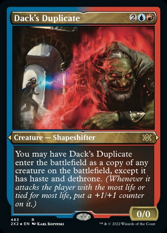 Dack's Duplicate (Foil Etched) [Double Masters 2022] | Impulse Games and Hobbies