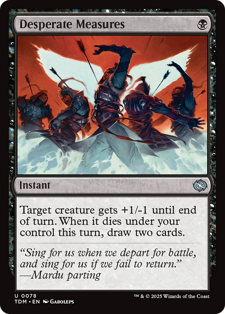 Desperate Measures [Tarkir: Dragonstorm] | Impulse Games and Hobbies