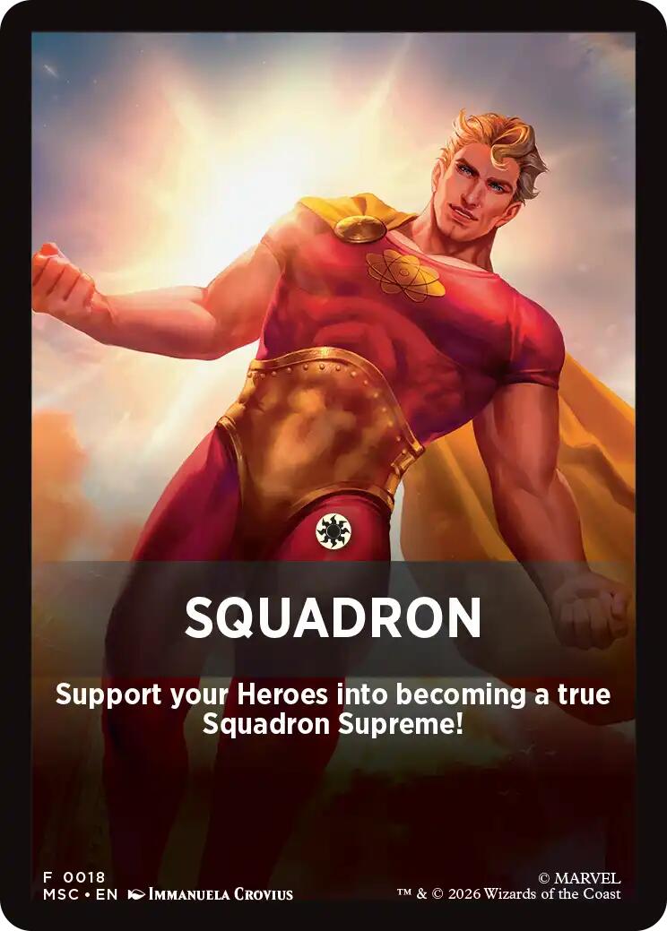 Squandron Theme Card [Marvel Super Heroes Commander] | Impulse Games and Hobbies