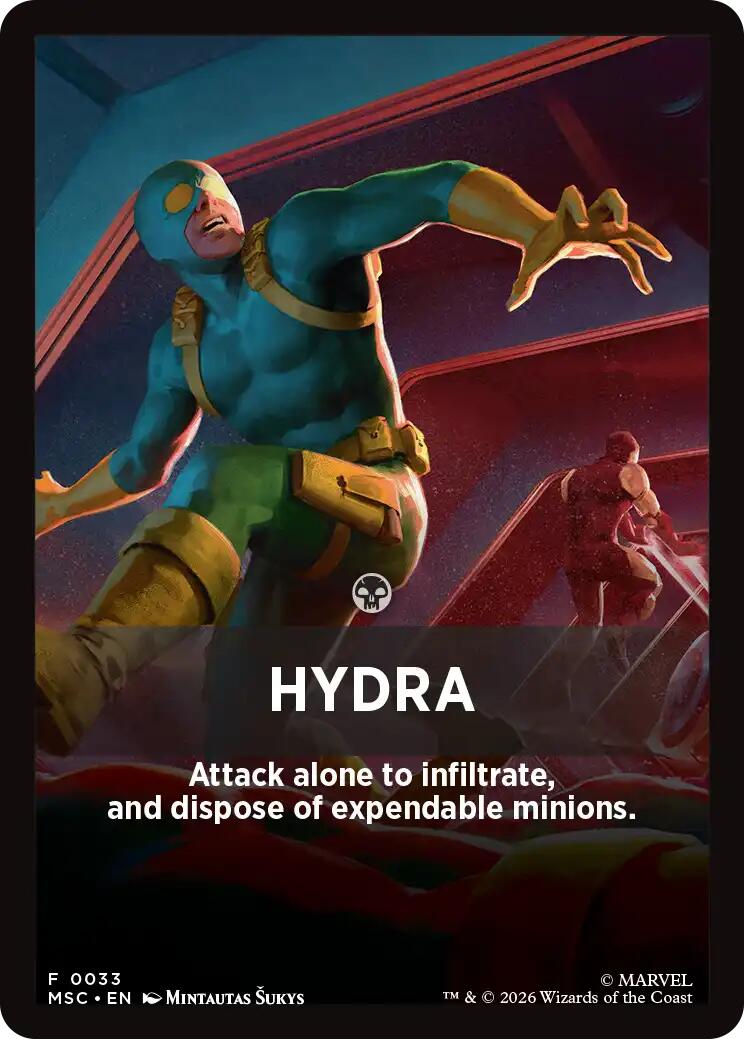Hydra Theme Card [Marvel Super Heroes Commander] | Impulse Games and Hobbies