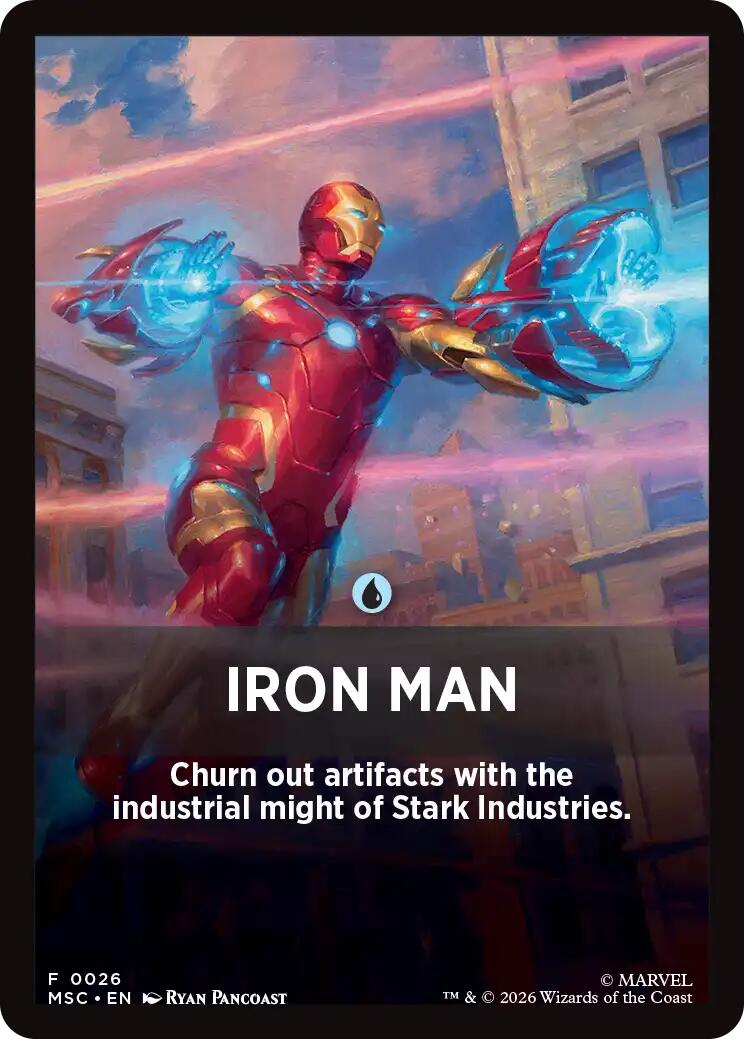 Iron Man Theme Card [Marvel Super Heroes Commander] | Impulse Games and Hobbies