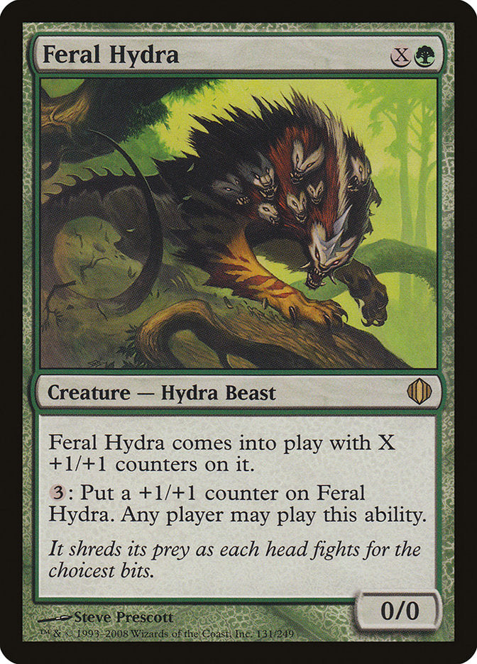 Feral Hydra (Oversized) [Oversize Cards] | Impulse Games and Hobbies