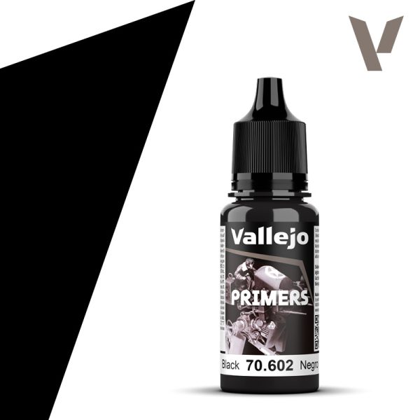 Vallejo SURFACE PRIMER Black 17ml | Impulse Games and Hobbies