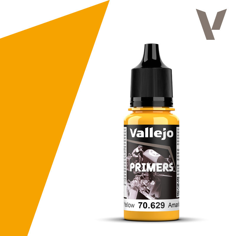 Vallejo SURFACE PRIMER Sun Yellow 18ml | Impulse Games and Hobbies