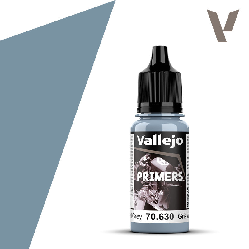 Vallejo SURFACE PRIMER Steel Grey 18ml | Impulse Games and Hobbies