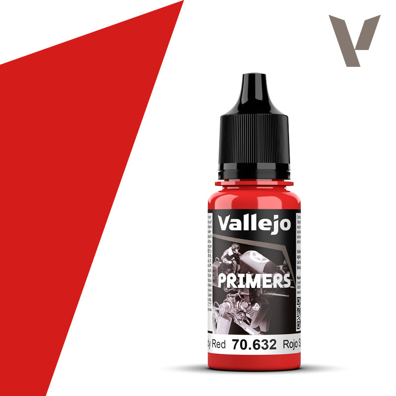 Vallejo SURFACE PRIMER Bloody Red 18ml | Impulse Games and Hobbies