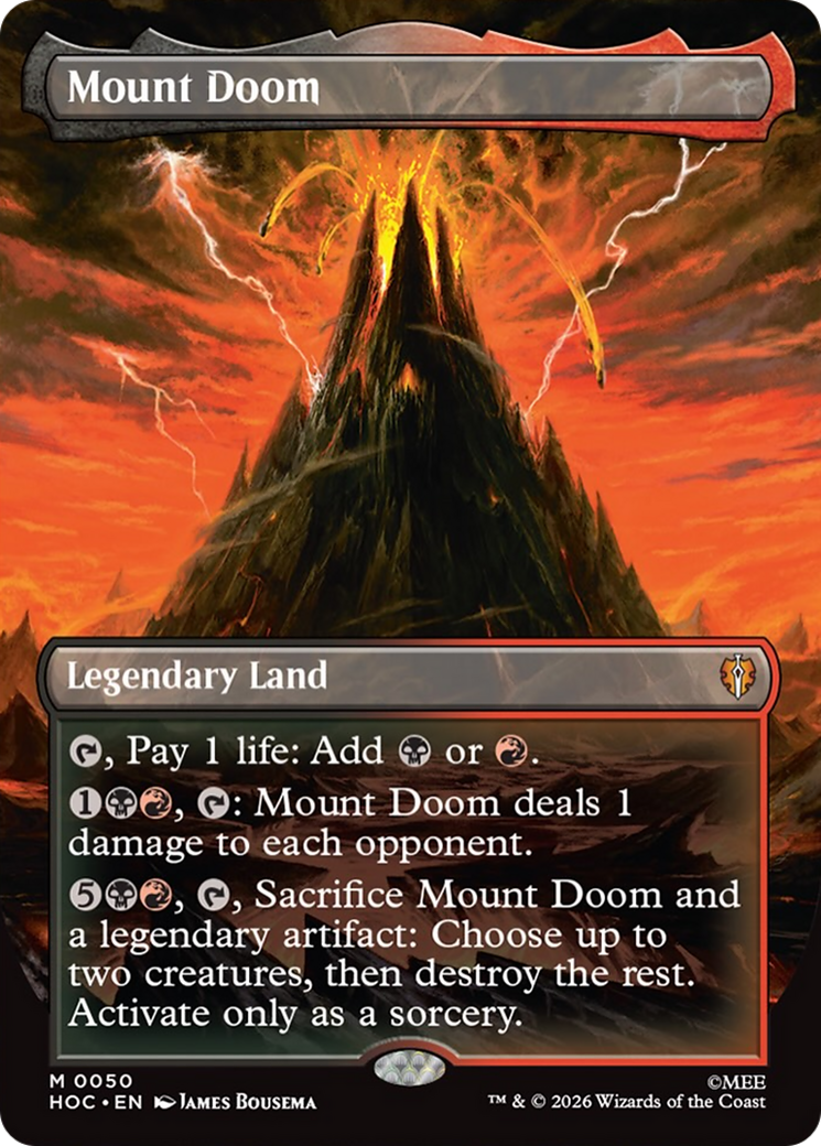 Mount Doom (Borderless) [The Hobbit: Eternal-Legal] | Impulse Games and Hobbies