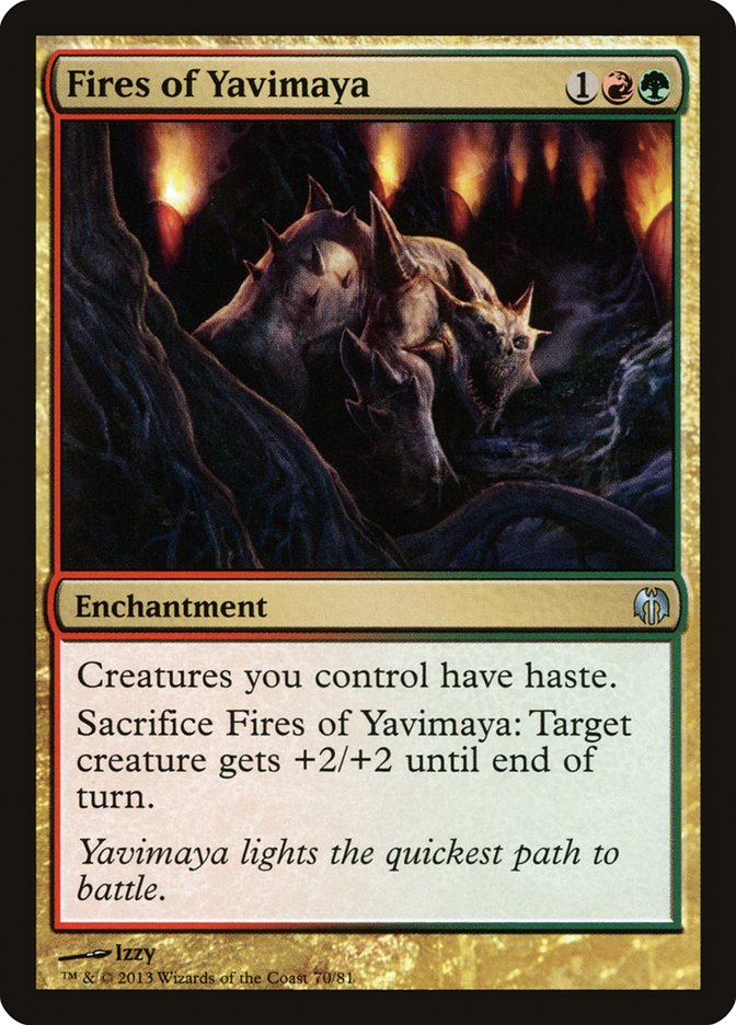 Fires of Yavimaya [Duel Decks: Heroes vs. Monsters] | Impulse Games and Hobbies