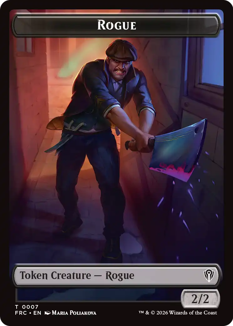 Insect // Rogue Double-Sided Token [Reality Fracture Commander Tokens] | Impulse Games and Hobbies
