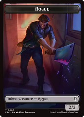 Insect // Rogue Double-Sided Token [Reality Fracture Commander Tokens] | Impulse Games and Hobbies