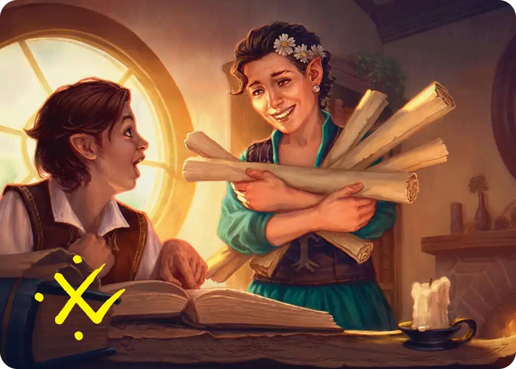 Belladonna Took Art Card (Gold-Stamped Signature) [The Hobbit Art Series] | Impulse Games and Hobbies