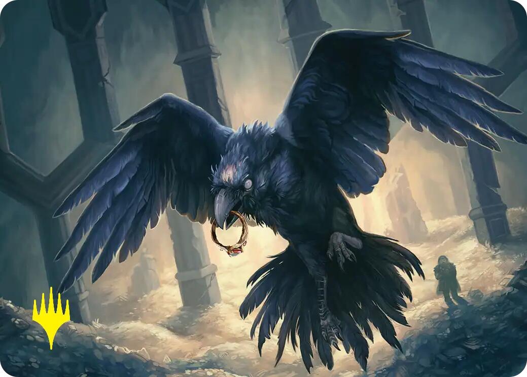 Most Decrepit Old Bird Art Card (Gold-Stamped) [The Hobbit Art Series] | Impulse Games and Hobbies