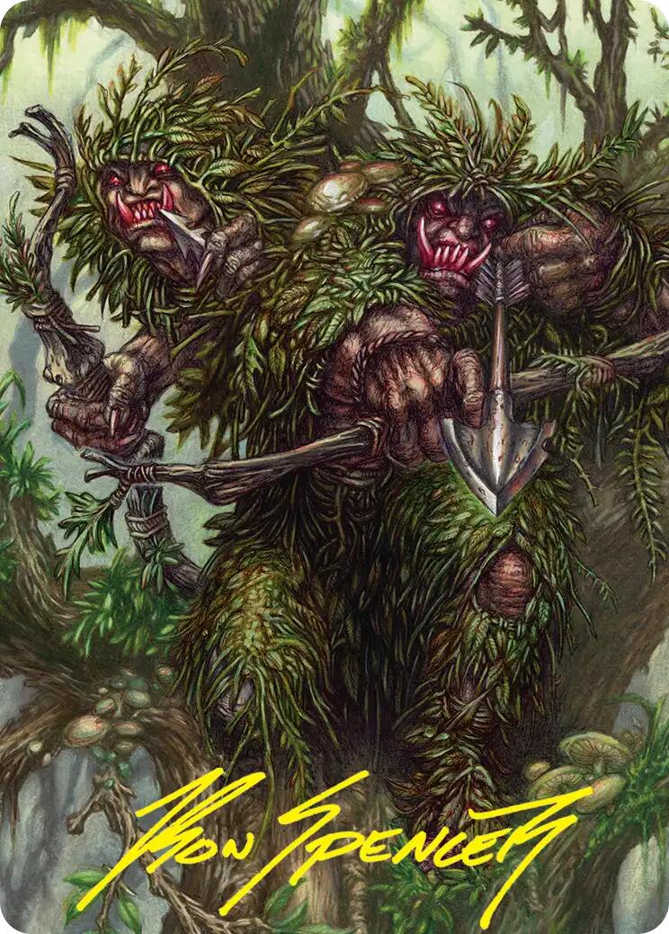 Orcish Bowmasters Art Card (Gold-Stamped Signature) [The Hobbit Art Series] | Impulse Games and Hobbies