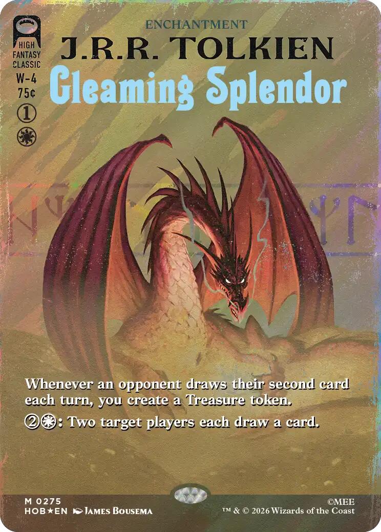 Gleaming Splendor (Borderless) (Surge Foil) [The Hobbit] | Impulse Games and Hobbies