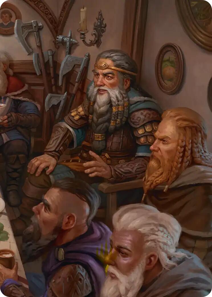 Thorin, King of Durin's Folk Art Card (3/12) [The Hobbit Art Series] | Impulse Games and Hobbies