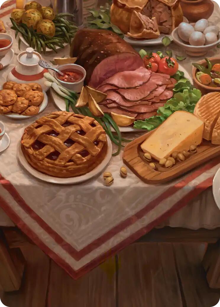 Bag End Banquet Art Card (5/12) [The Hobbit Art Series] | Impulse Games and Hobbies