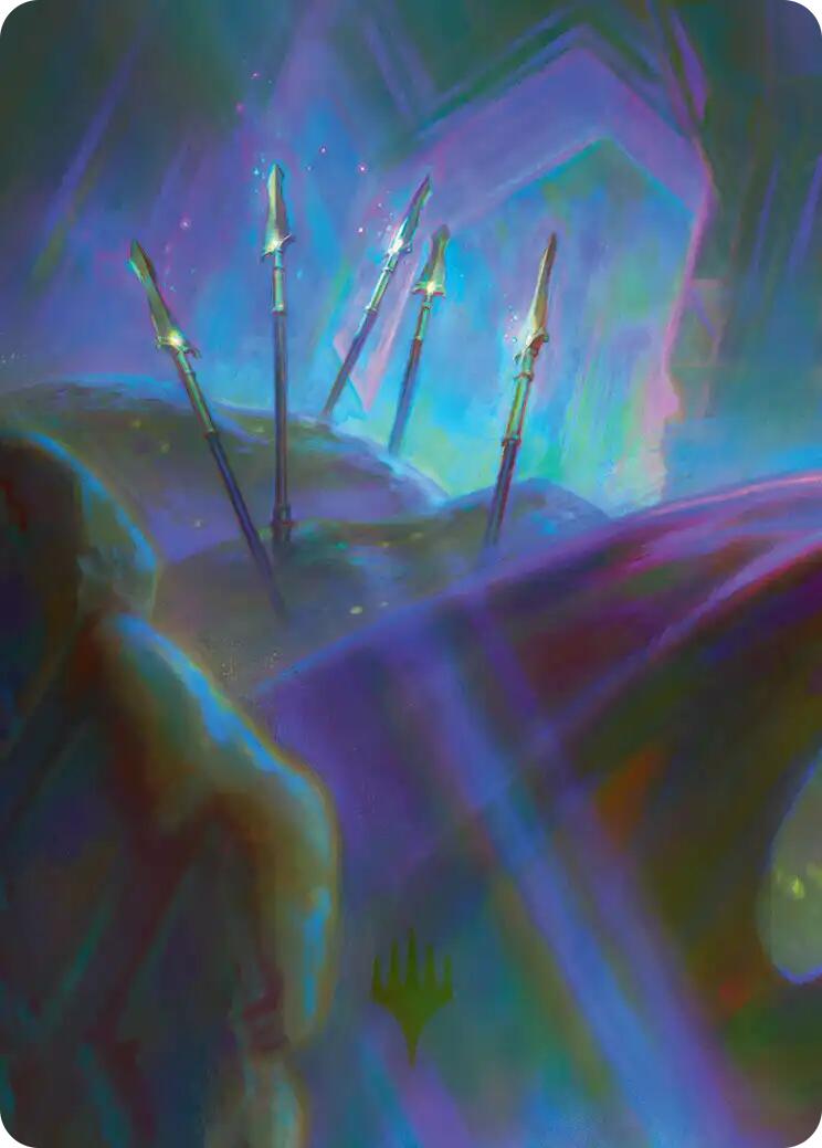 Long-Lost Lances Art Card (7/12) [The Hobbit Art Series] | Impulse Games and Hobbies