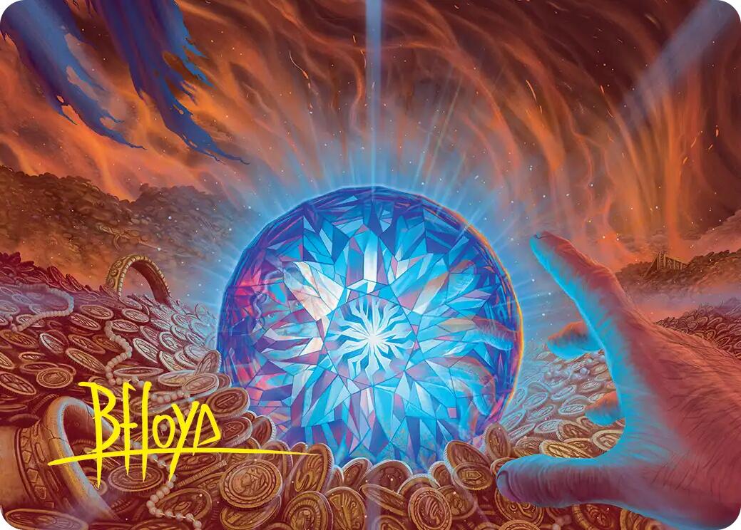 The Arkenstone Art Card (Gold-Stamped Signature) [The Hobbit Art Series] | Impulse Games and Hobbies