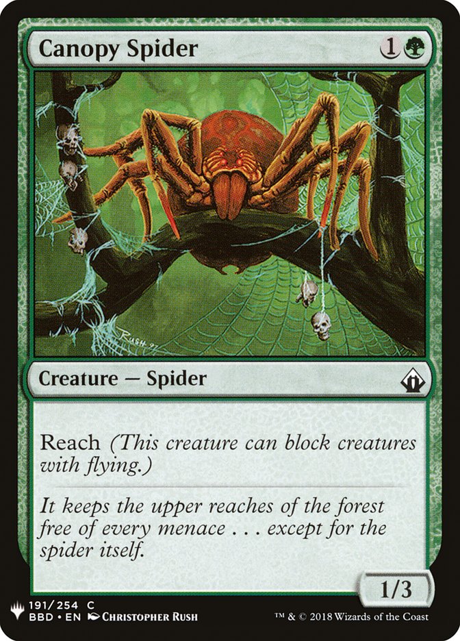 Canopy Spider [Mystery Booster] | Impulse Games and Hobbies