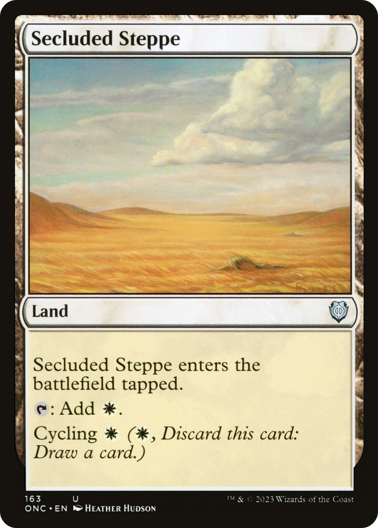 Secluded Steppe [Phyrexia: All Will Be One Commander] | Impulse Games and Hobbies