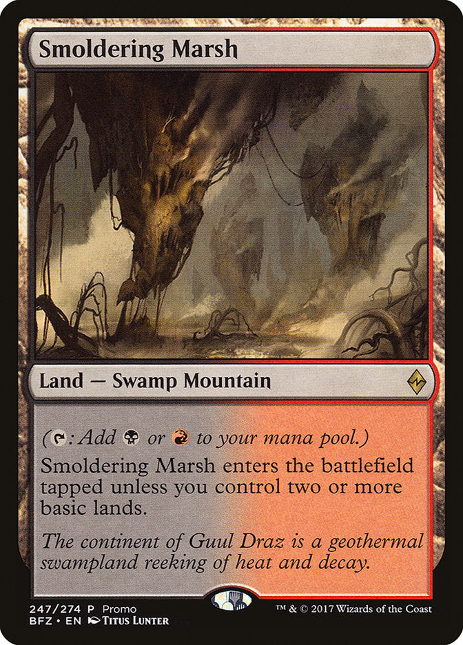 Smoldering Marsh (Promo) [Standard Showdown Promos] | Impulse Games and Hobbies