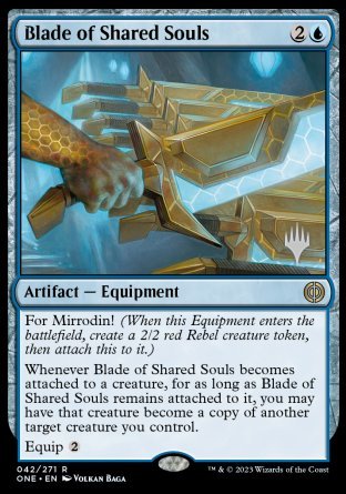 Blade of Shared Souls (Promo Pack) [Phyrexia: All Will Be One Promos] | Impulse Games and Hobbies